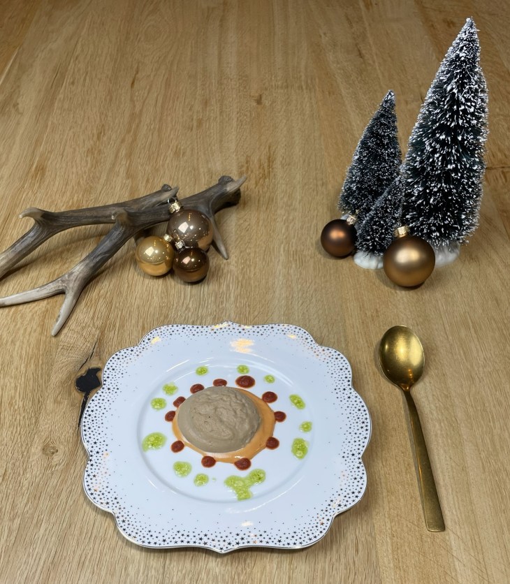 Tonijnrillette als voorgerecht voor de feestdagen, op IDDSI-4 niveau